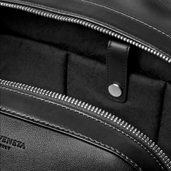 💥HP!💥💖💖Bottega Veneta - Intrecciato Leather Backpack - Black - Picture 3 of 9